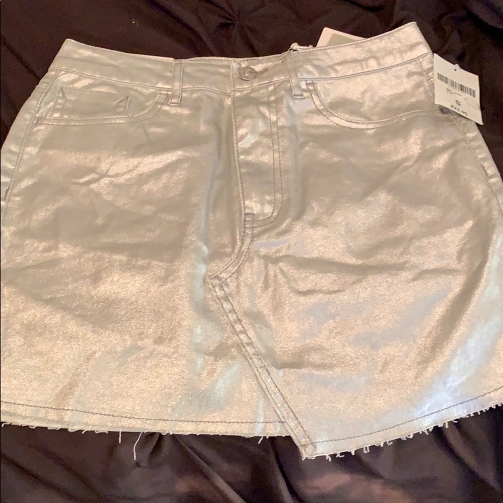 Platinum Forever 21 Skirt